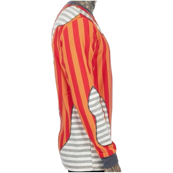 NWT THE HIDEOUT CLOTHING YOUNG KING 1 BLESSED PATCHWORK LONG SLEEVE TEE - Picture 3 of 8